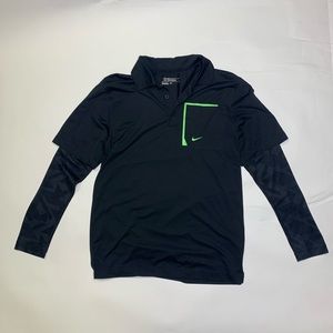 Nike tour performance long sleeve golf polo (built in sleeves)